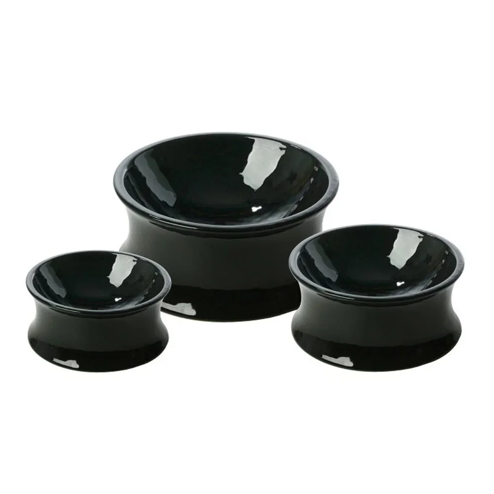 Kurve Raised Ceramic Bowls, Small - 2